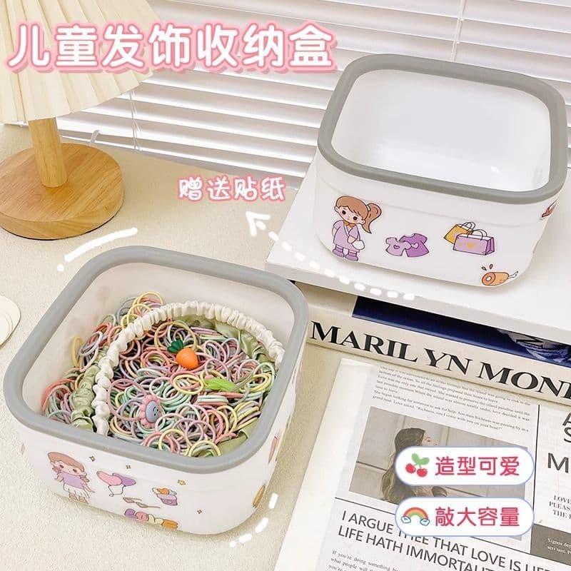 Desktop rubbish bin, cute small size for snacks and paper scraps, bedside and dorm room, internet-famous mini