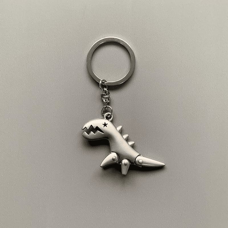 Creative Dinosaur Metal Car Keychain