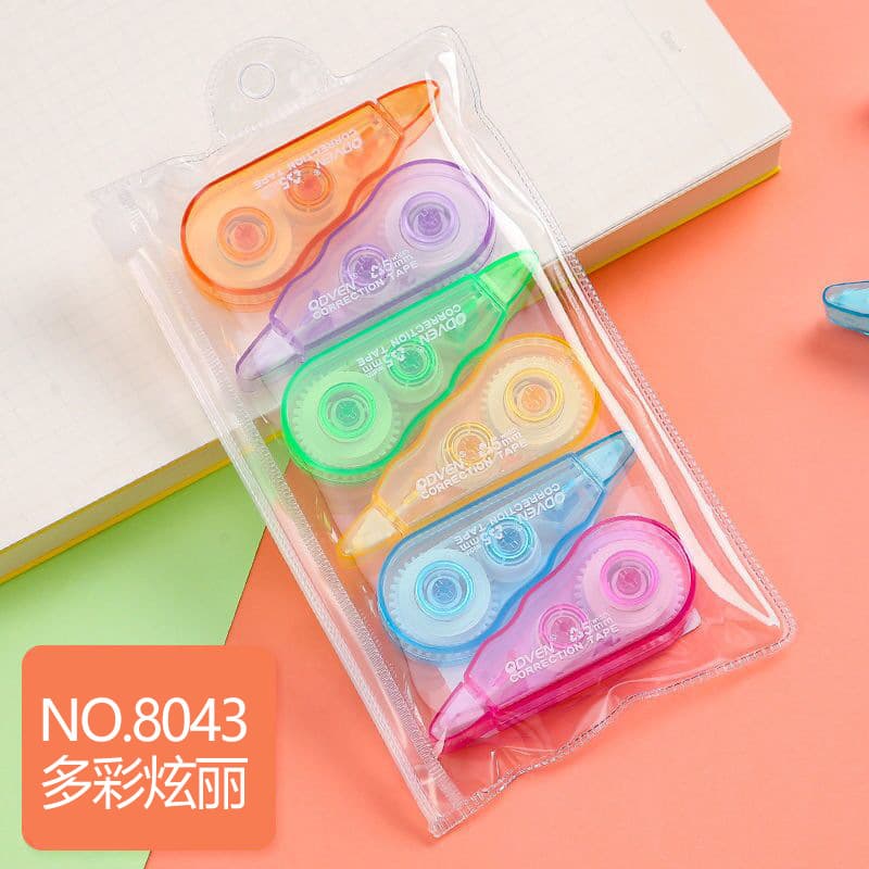 Mini Morandi Correction Tape for Students, Creative Large-Capacity Stationery