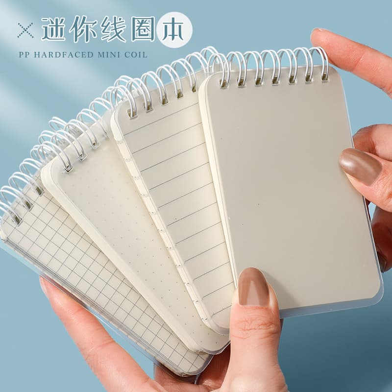 A7 Mini Notebook Portable Pocket Coil Student Notepad for Words and Homework Recording