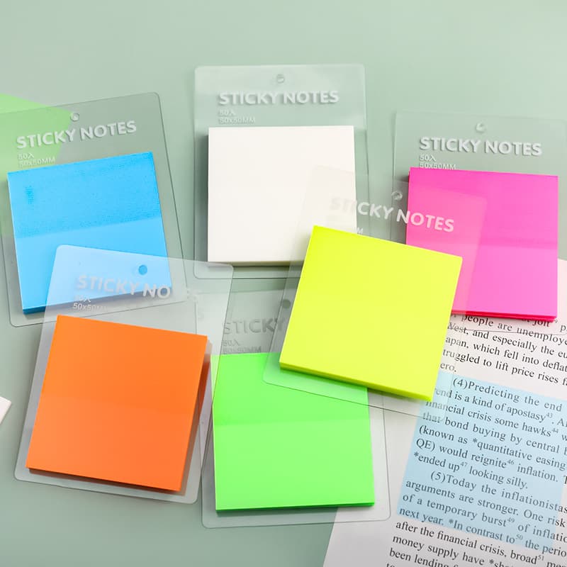 Sticky Notes - Pastel, Adhesive, Index Tabs, Study & Memo Labels