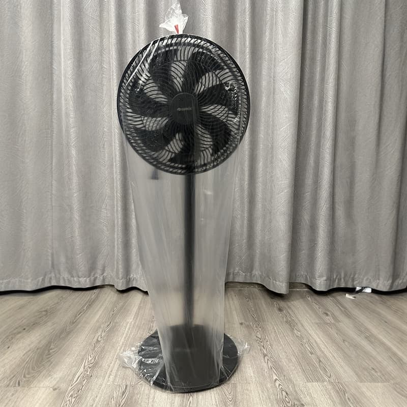 Electric Fan Dust Cover Disposable Universal Full Coverage Protective Cover for Tower and Floor Fans, Large Transparent