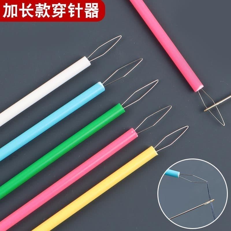 Automatic Needle Threader with Threader Tool, Gourd Shape, for Sewing Machine and Elderly Use