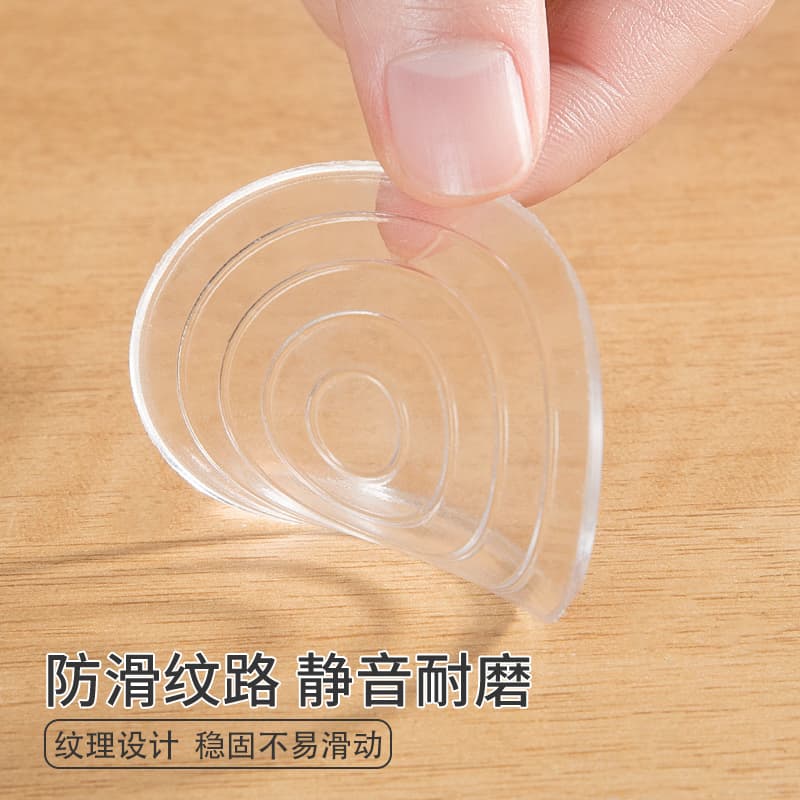Bed Leg Anti-Slip Silent Pad, Furniture Table Corner Fixer, Silicone Feet for Table and Chair Legs