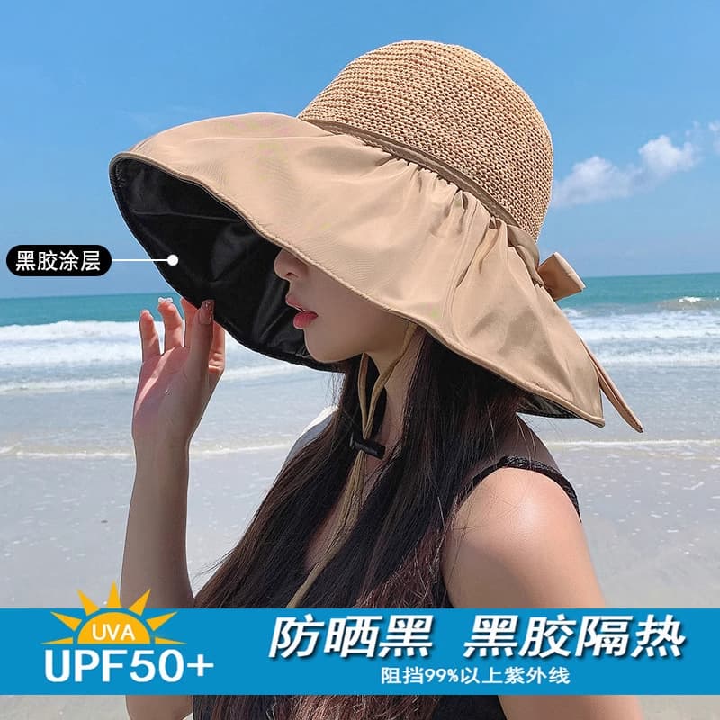 Wide Brim Sun Hat for Women 2025 New Summer Cycling Shade Hat Fisherman Hat