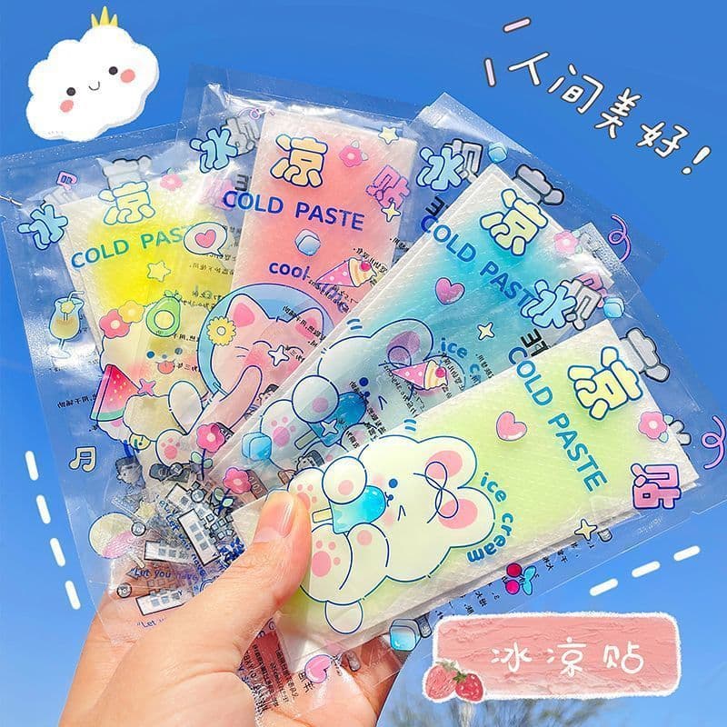 Cooling Gel Patch for Fever Relief and Heat Stroke Prevention - Students, Children, and Phone Cooling