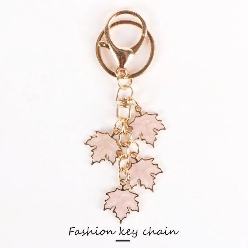 Maple Leaf Keyring - Creative, Minimalist, Forest Style, Unisex, Small Gift