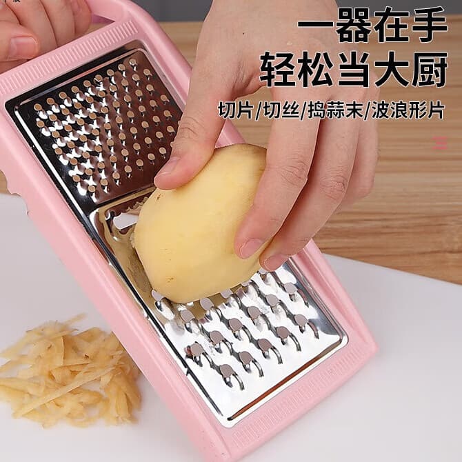 Multi-function Vegetable Cutter, 3-in-1, Potato Shredder, Cucumber Slicer, Garlic Grater, Carrot Shredder