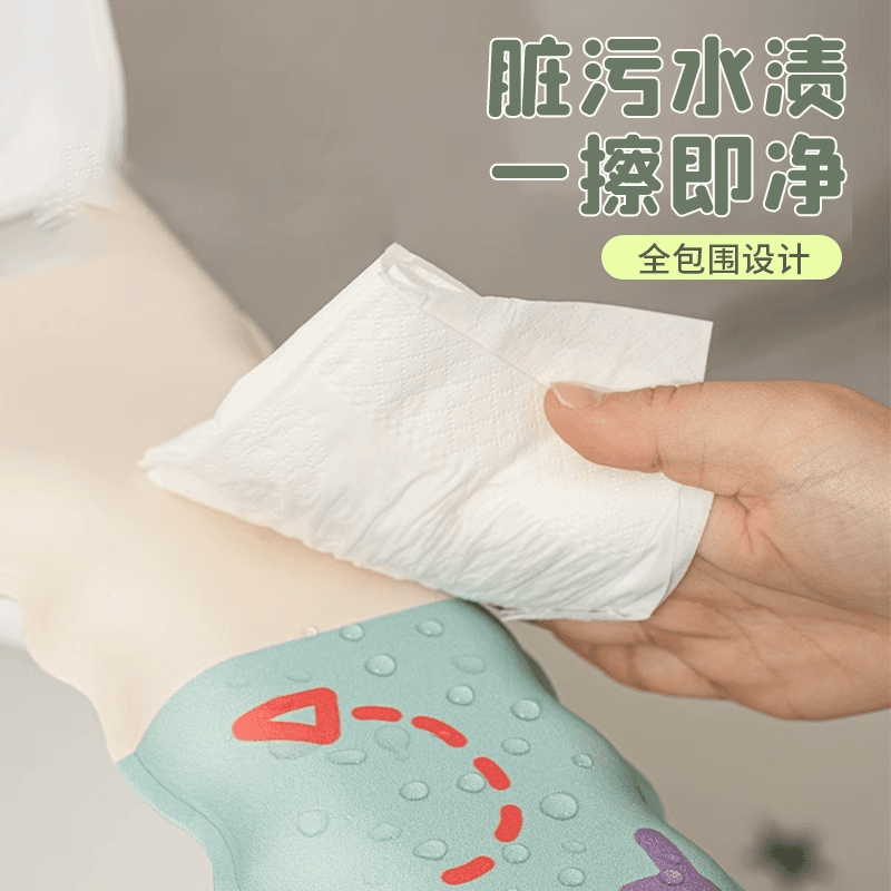 Waterproof Toilet Seat Cover, All-Season, Winter 2025 New Style, Adhesive, Thickened, Home Use, No-Wash