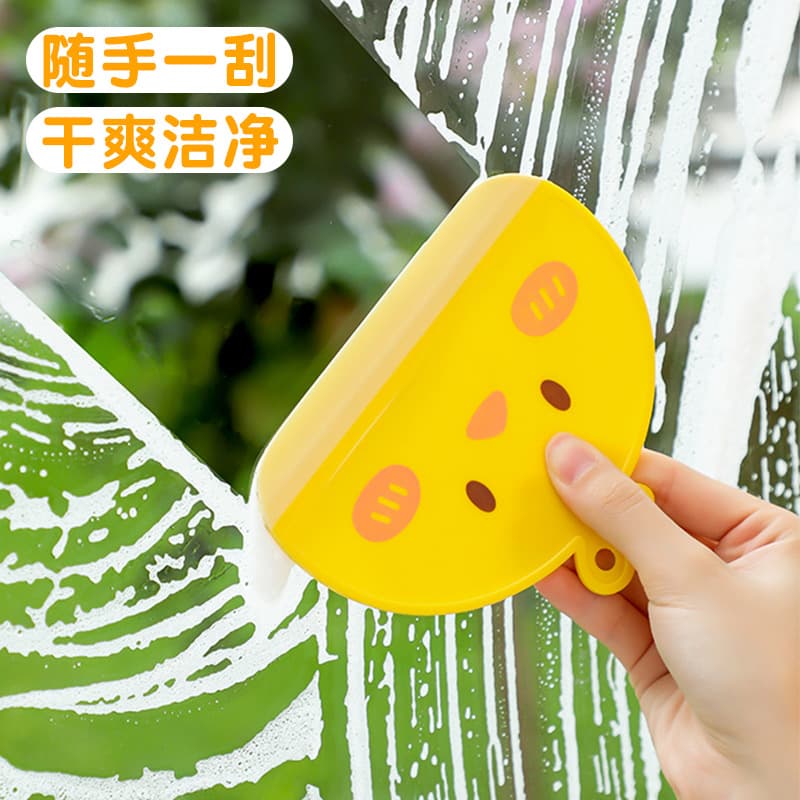 Cartoon Squeegee for Benchtop, Bathroom, Vanity, and Mirror Defogging – Silicone Cleaning Tool