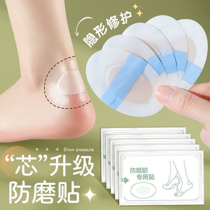 Invisible Anti-Blister Heel Stickers for High Heels, Transparent, Ultra-Thin, Toe and Foot Protectors, Waterproof, Anti-Slip, Anti-Friction
