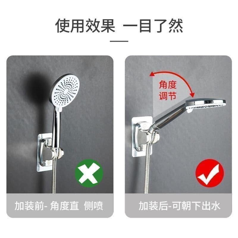 Shower Head 135 Degree Angle Elbow Connector with Handheld Spray