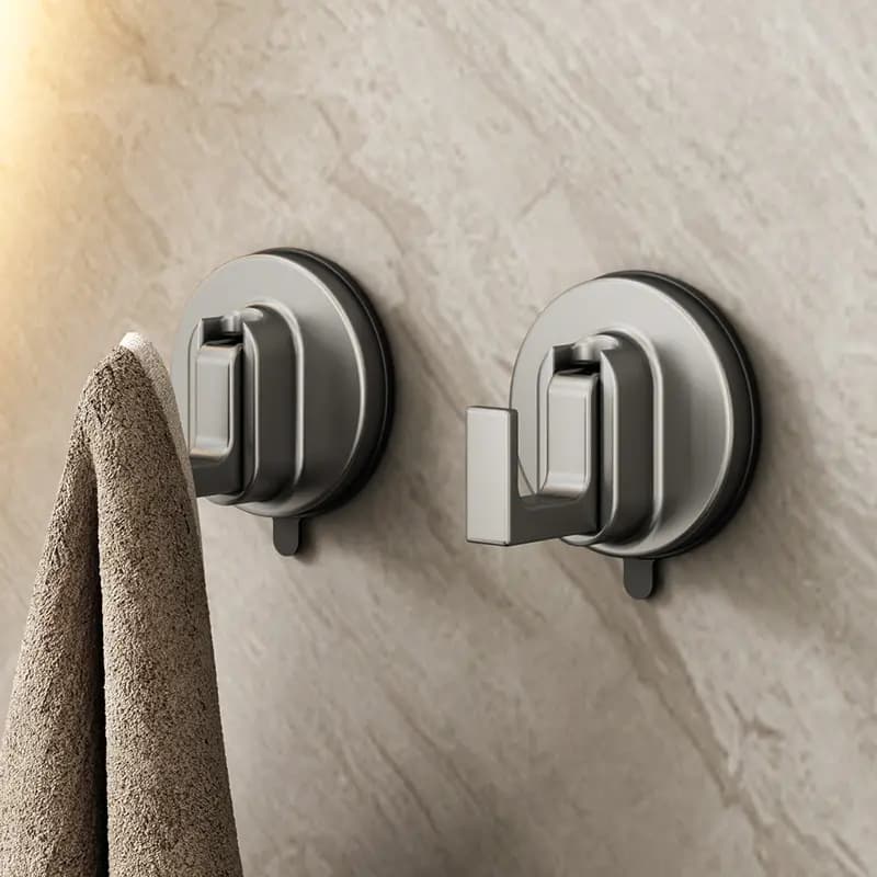 Suction Cup Wall Hook for Hats, Coats, Shoes, and Entryway