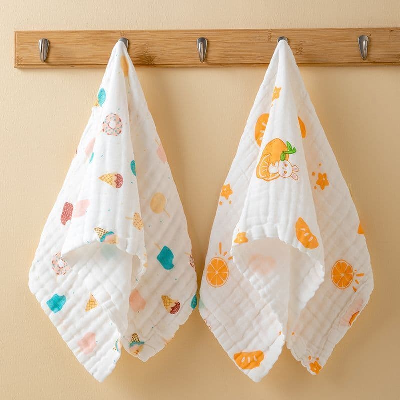 Cotton Face Towel, Absorbent, for Kids & Adults, with Comb