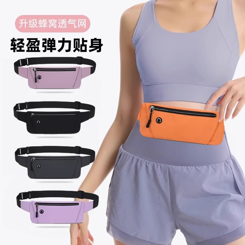 Running Phone Waist Pack for Women, Waterproof, Skin-Tight, Hidden, Phone Holder Belt Bag