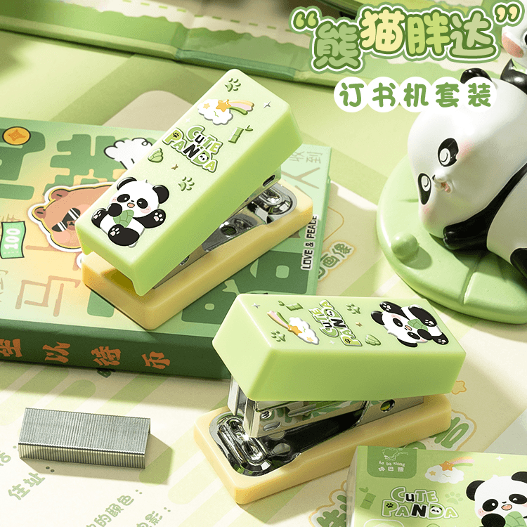 Mini Panda Stapler Set for Students