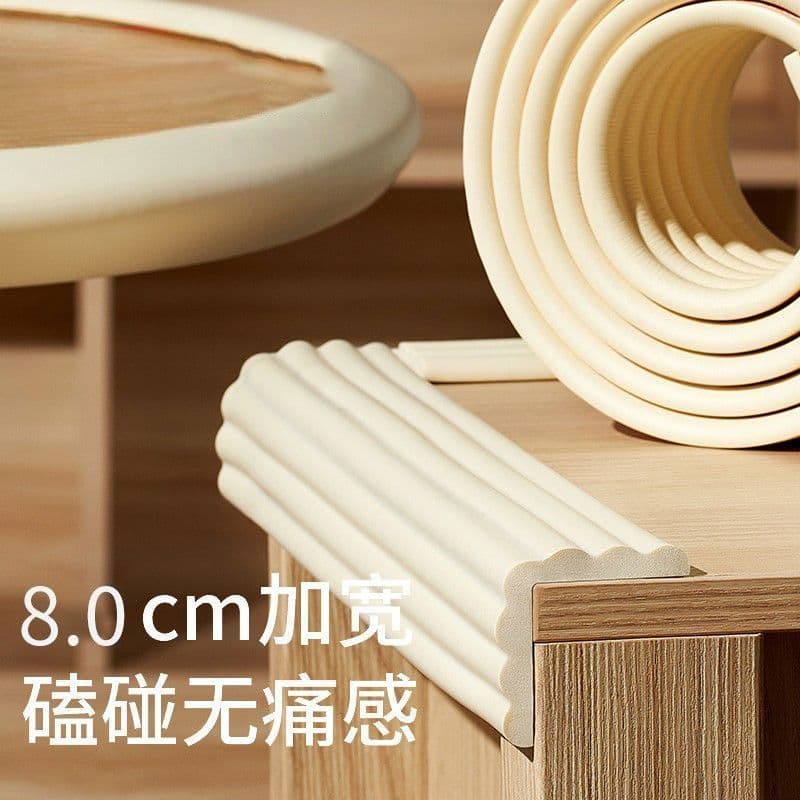 Thickened child safety edge guard for cot bed, eco-friendly soft bumper for bed corners and edges, bedding