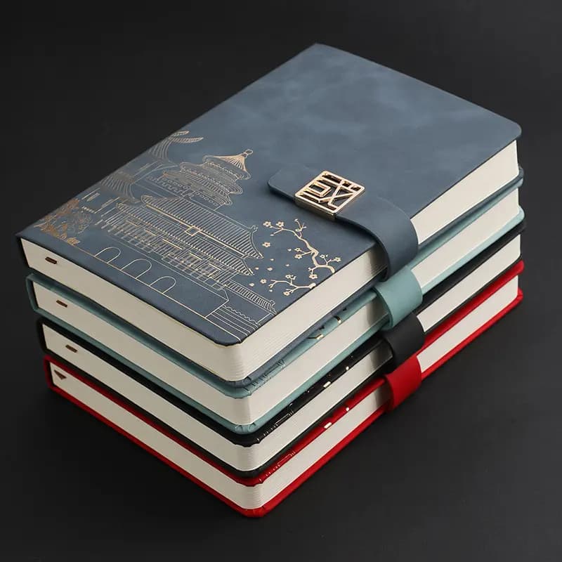 Guochao Forbidden City Notebook, Business Diary, Thick, Teacher's Day Gift