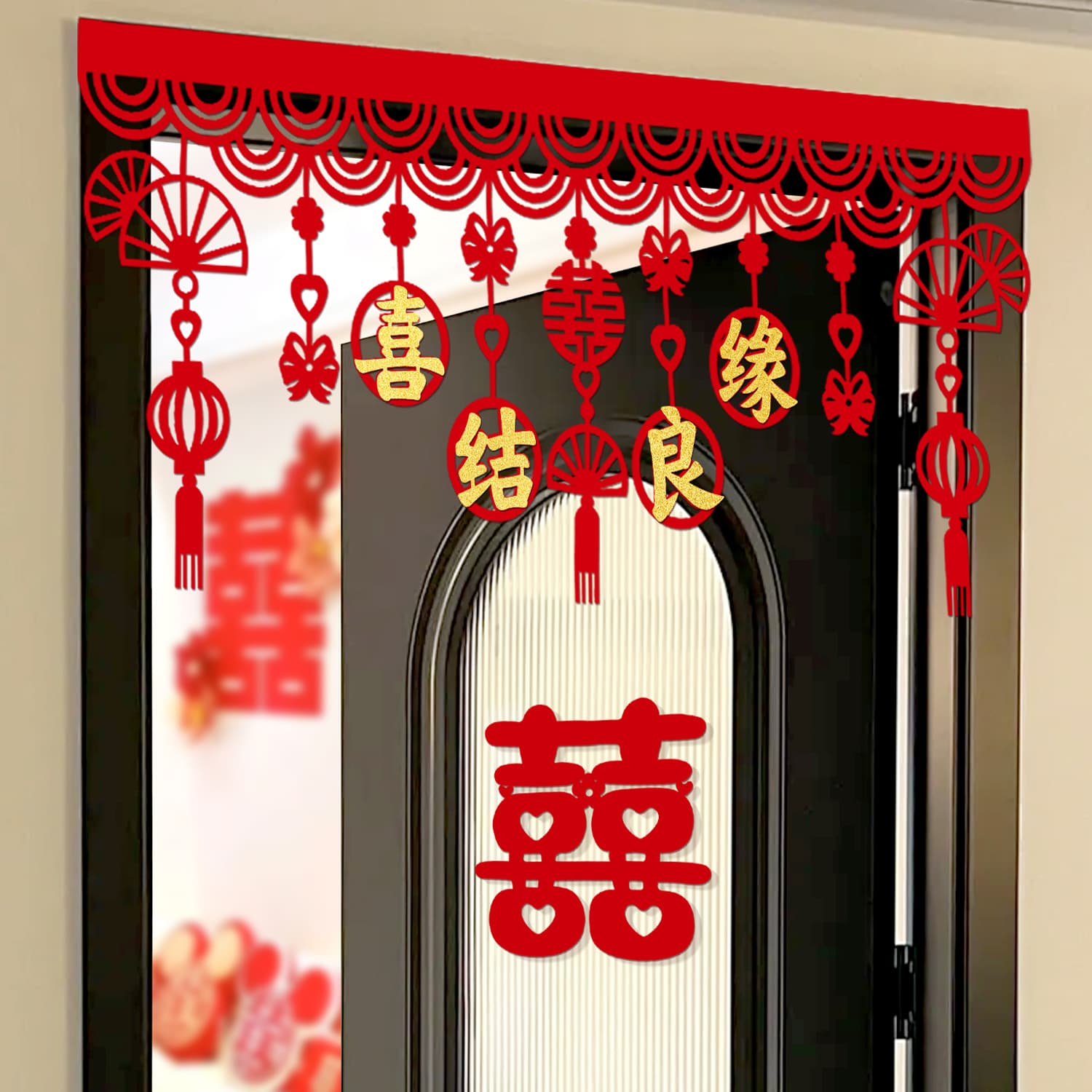 Wedding Decoration Supplies – Arch Ribbon, Door Header Banner, Venue Decor