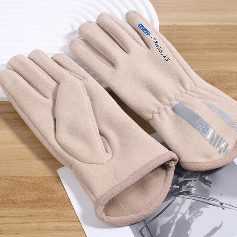 Women's Winter Gloves - Long Style, Fleece-Lined, Touchscreen Compatible, Stretchy, Korean Fashion