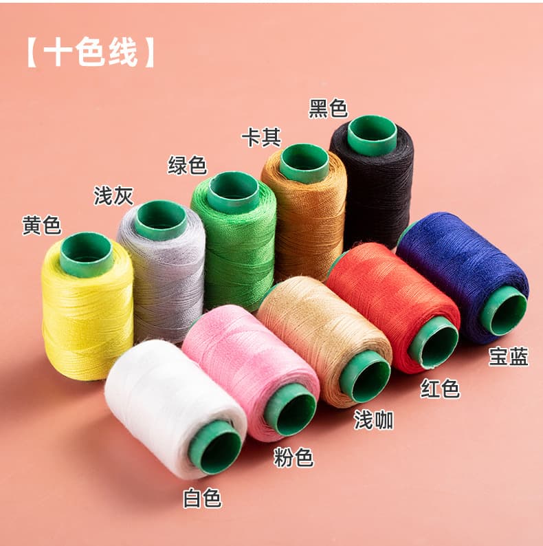 Sewing kit household practical needle and thread set, portable, high-quality transparent storage box
