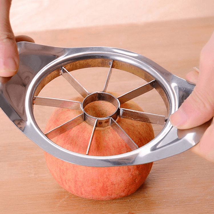 Stainless Steel Apple Slicer and Corer, Multi-function Fruit Divider