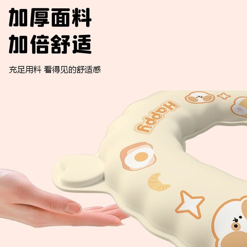 Soft Comfort Toilet Seat Pad, Waterproof, Wipe Clean, Cartoon Design, Cosmetic Sealed Bag