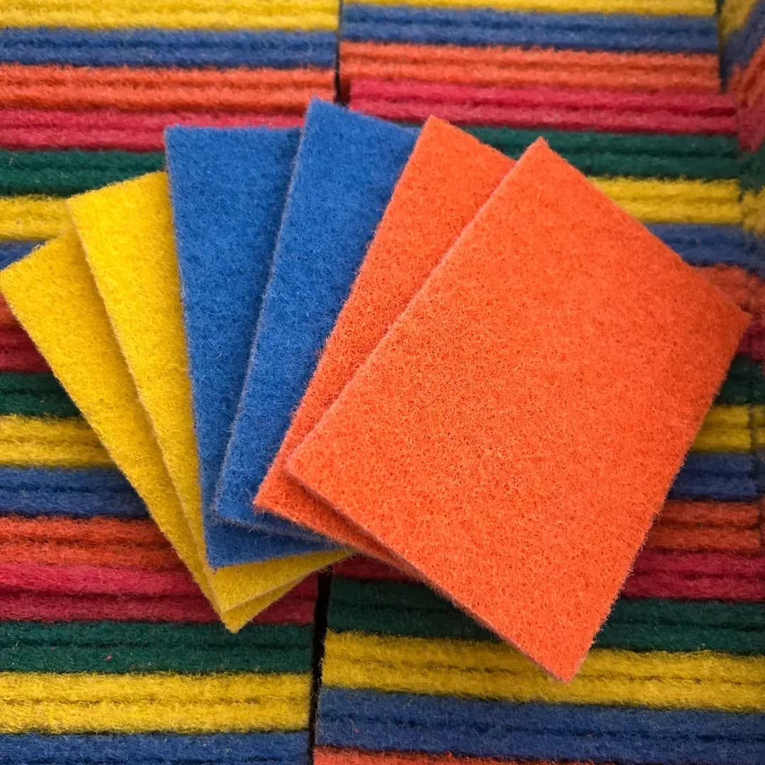 Shoe Cleaning Cloth Scouring Pad for Shoe Edges and Soles, Random Colour, Household, Thickened