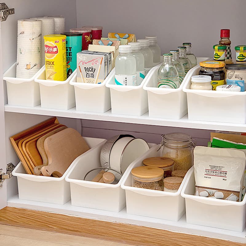 Cabinet Storage Basket – Kitchen Gap, Snack, Condiment, Bathroom Organiser