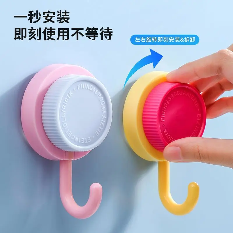 Creative Multifunctional No-Drill Wall-Mounted Soap Dish with Strong Vacuum Hook for Kitchen and Door