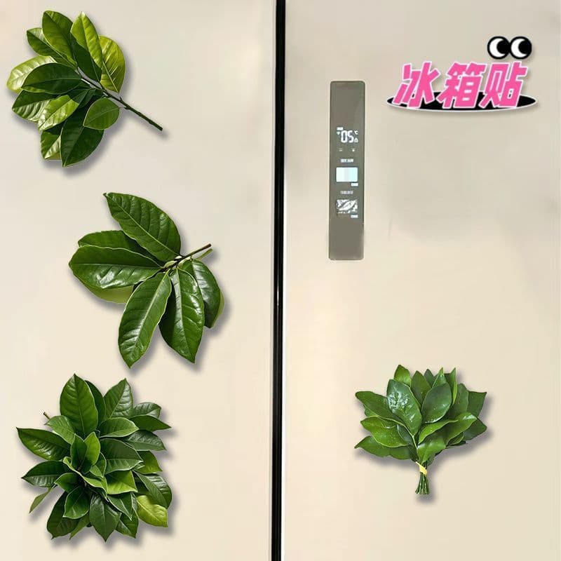 Pomelo Leaf Lucky Acrylic Fridge Magnet