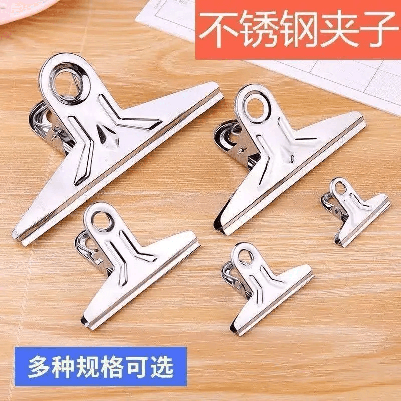 Art Clips Large Sketch Board Clips Iron 4K Paper Clips Swallow Tail Clips Long Tail Clips for Drawing Students