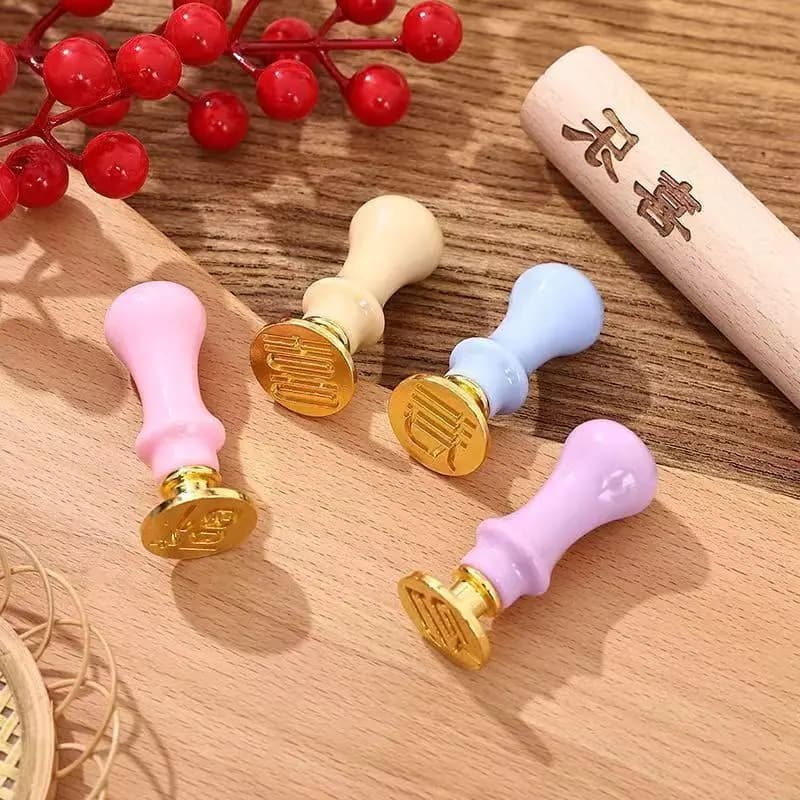 Fortune, Wealth, Longevity and Happiness Dumpling Skin Stamp with Auspicious Character, Dumpling Mould, Home Kitchen Tool, New Style Dumpling Skin Stamp
