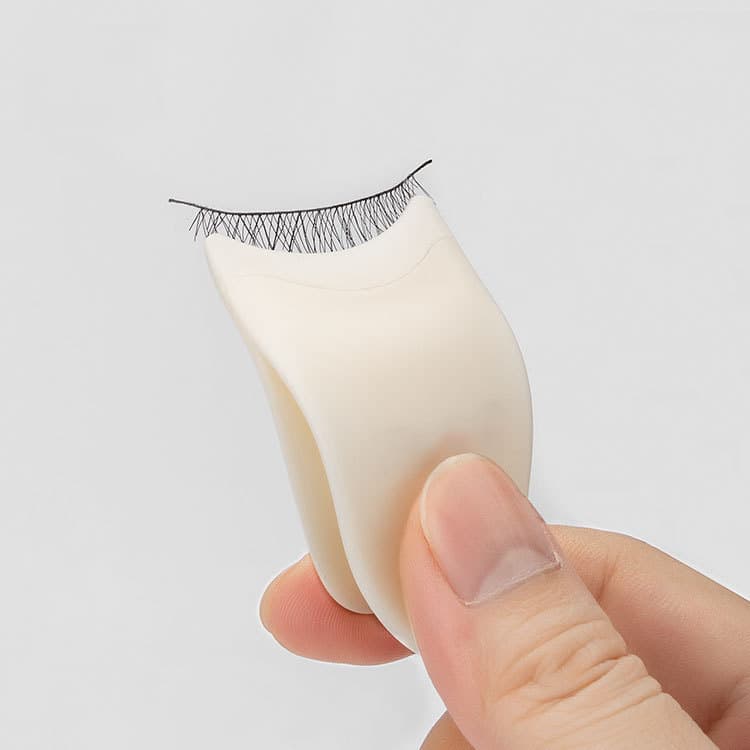 Plastic Eyelash Applicator Tweezers for False Lashes (Pouch)
