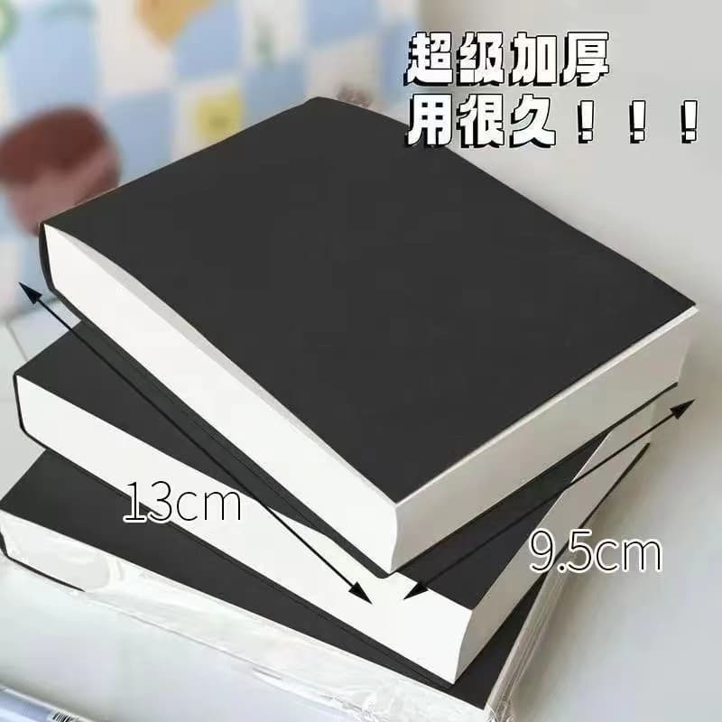 Jumbo Thick Draft Pad 250 Sheets, Tear-off, Milk Block Style, for Exam Practice and Study, Blank Portable Notebook for High School and Postgraduate Entrance Exams