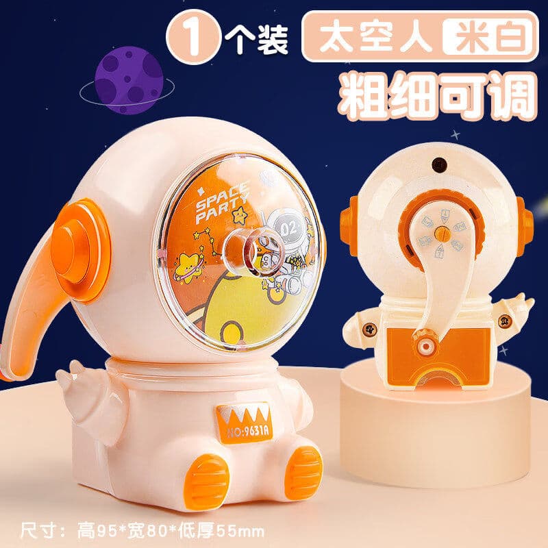 Pencil Sharpener Cartoon Astronaut for Kids Primary School
