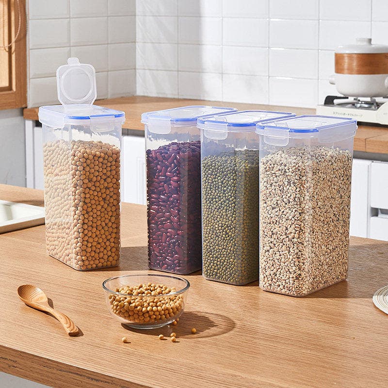 Five Grain Storage Container - Kitchen Dry Goods Rice Storage Jar, Thickened, Home Use, Moisture-Proof, Airtight, Millet Bucket