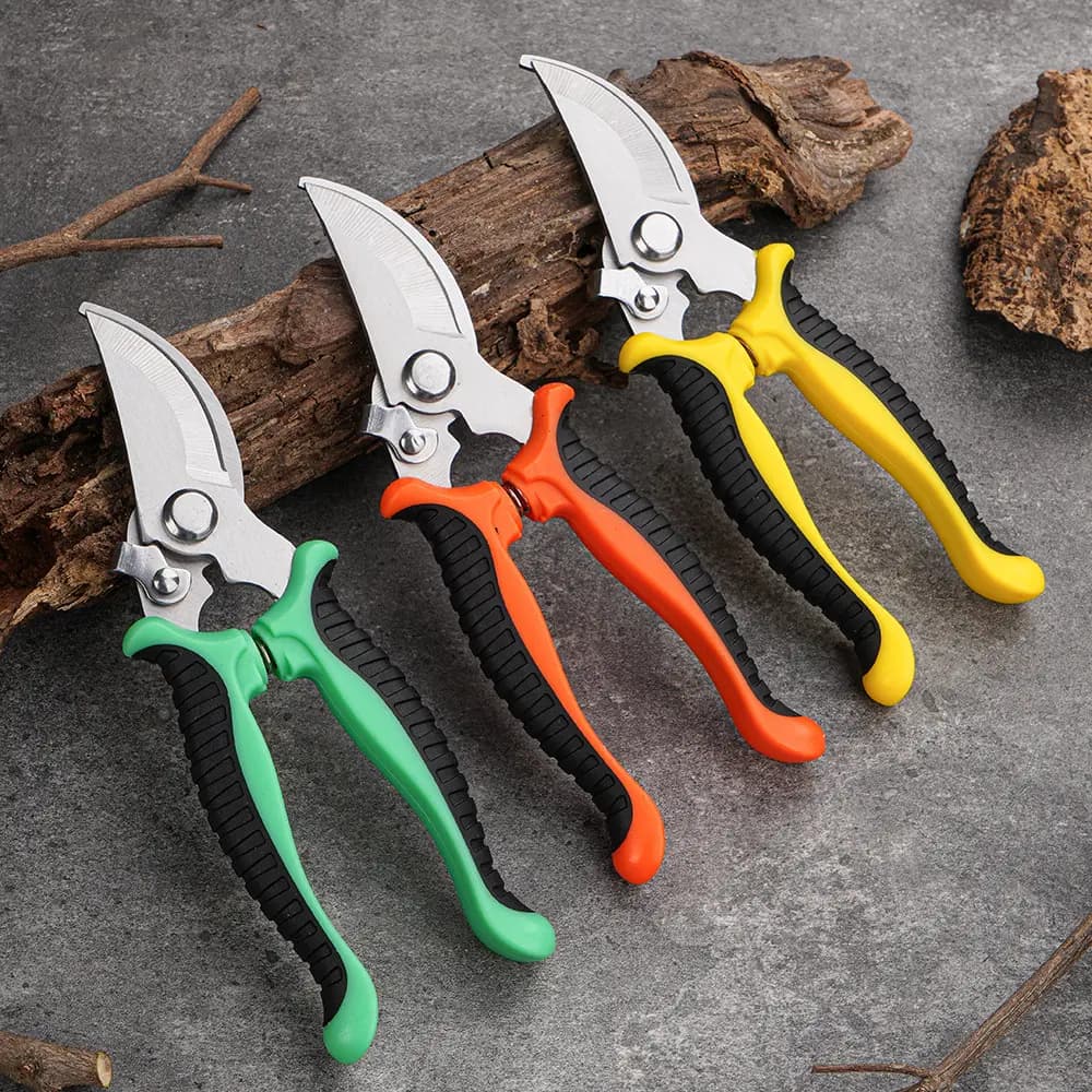 Sharp Garden Pruning Shears for Fruit Trees, Flower Trimming Scissors