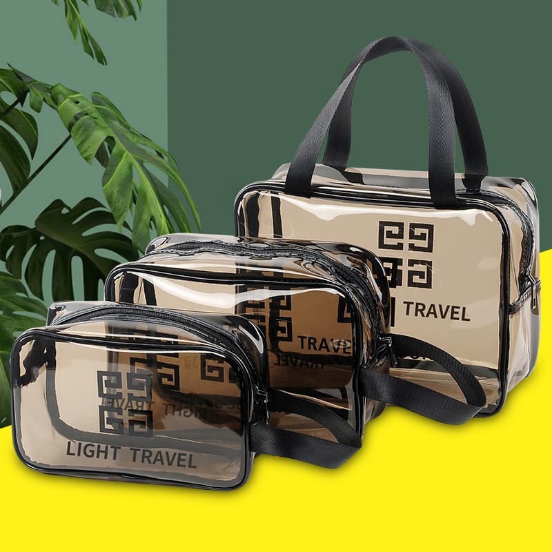 Clear Cosmetic Bag Large Capacity PVC Waterproof Toiletry Bag