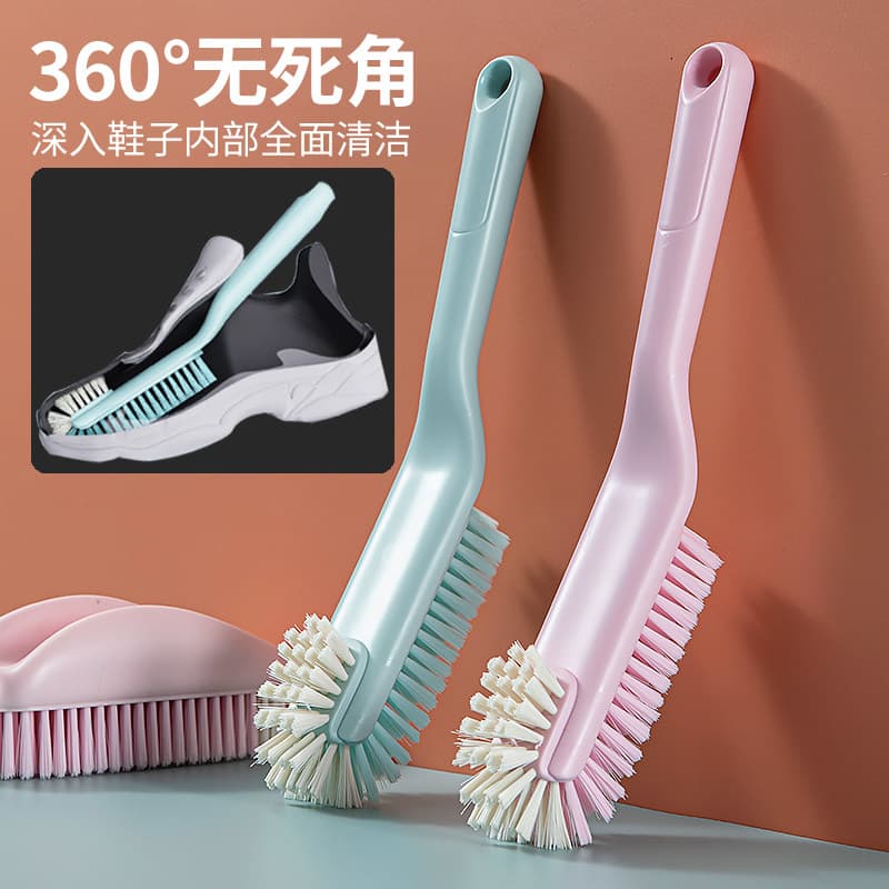 Shoe Cleaning Brush - Soft Bristle, Multi-Purpose Scrub Brush for Shoes and Laundry