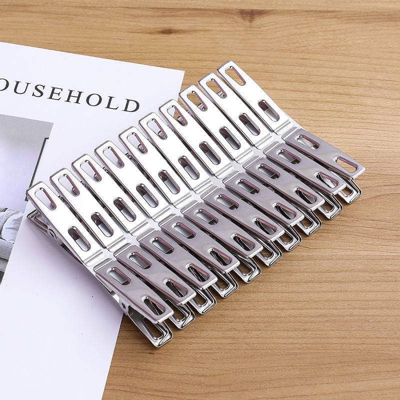 Strong Grip Windproof Clothes Pegs for Hanging Clothes, Socks, and Curtains