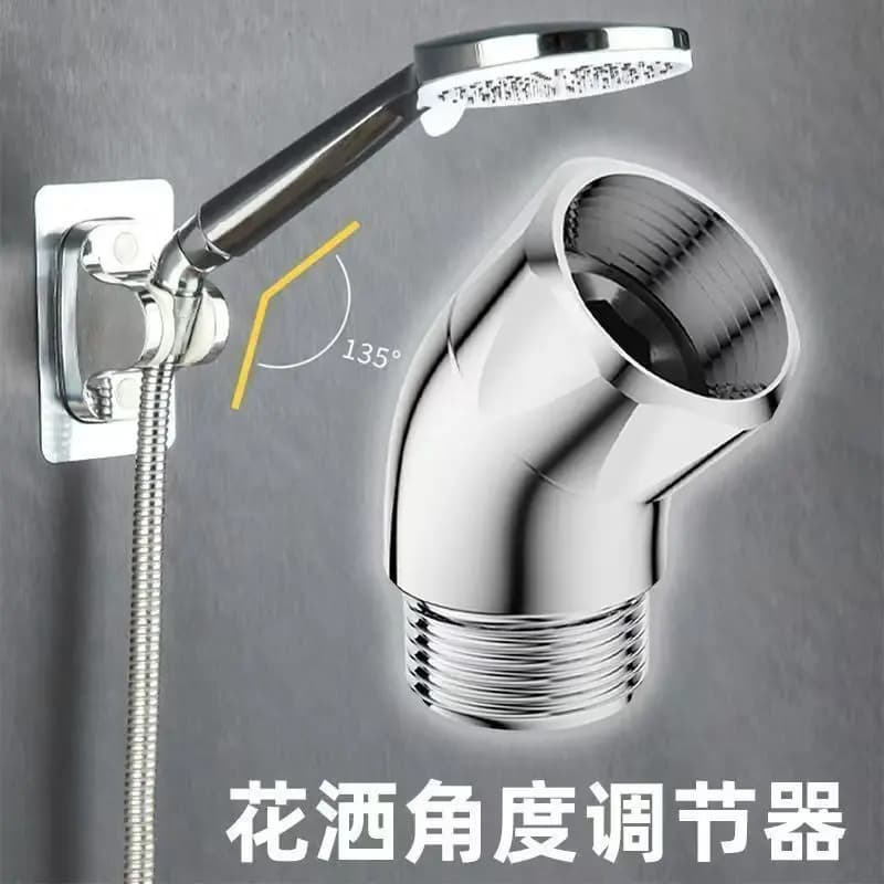 Shower Head Angle Adapter, Rotatable Connector