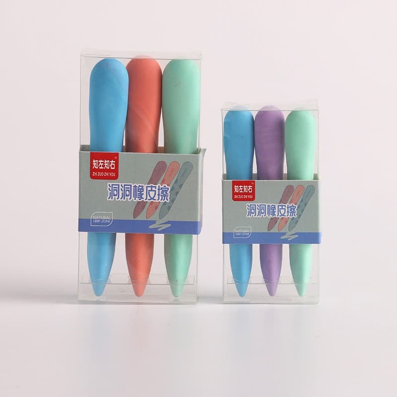 Extra Large Hole Eraser for Primary Students, Dust-Free & Mark-Free, Creative Children's Pencil Eraser, Wholesale School Stationery