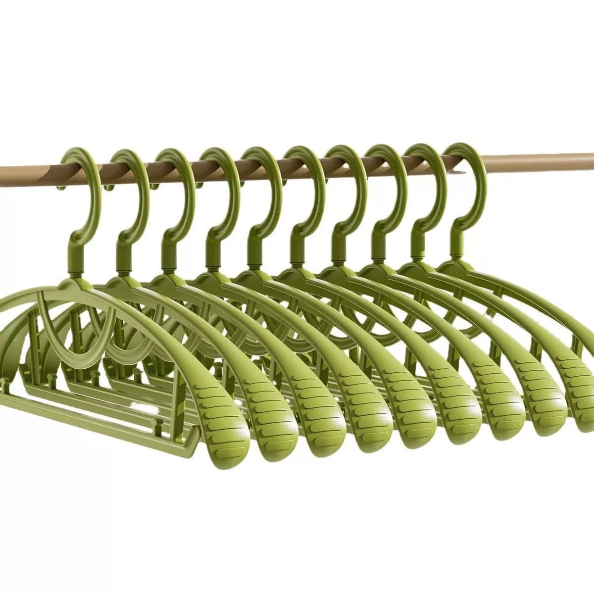 Non-slip wide-shoulder hangers, thickened and reinforced, no deformation, for hanging clothes without bending or breaking, storage hangers