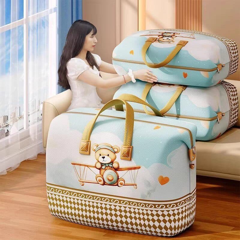 Season Quilt Storage Bag – Moving & Packing Bag for Bedding, Moisture-Proof, Dust-Proof, Extra-Large Capacity, Kindergarten Quilt Storage