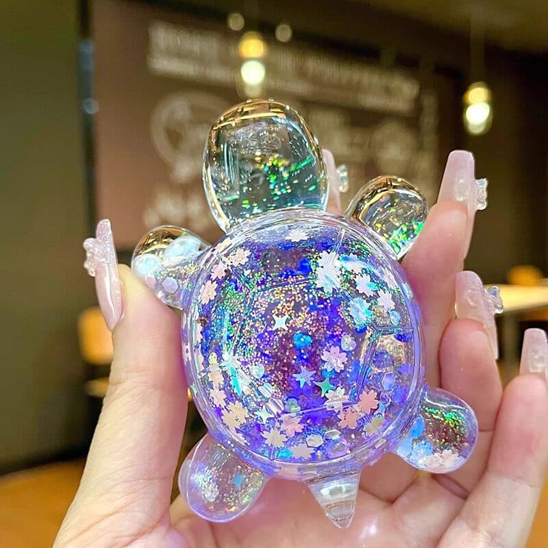 New Quicksand Turtle Flash Spinning Giant Kids Decoration Gift Home Decor