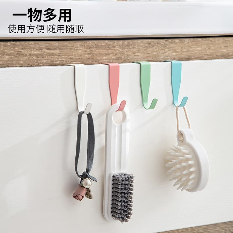 S-Type Small Hook for Over-the-Door, Wardrobe, Desk Drawer Partition, and Dorm Room Use