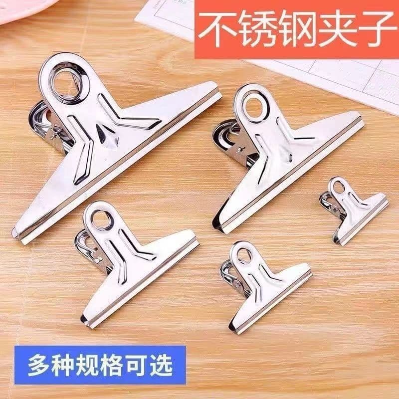 File Clips Stationery Small Clips Home Iron Clips Fixed Stainless Steel Ticket Clips Swallowtail Clips Long Tail Clips Tickets