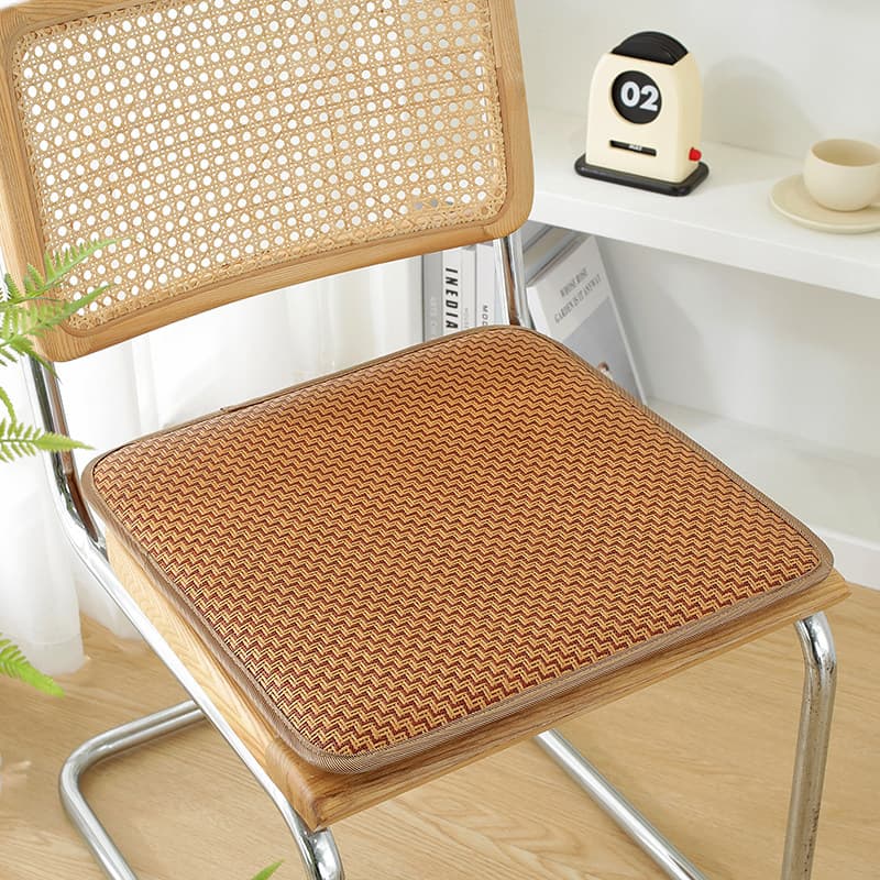 Summer Double-Sided Rattan Chair Cushion, Thickened Rattan Seat Pad, Breathable Cool Cushion for Chairs