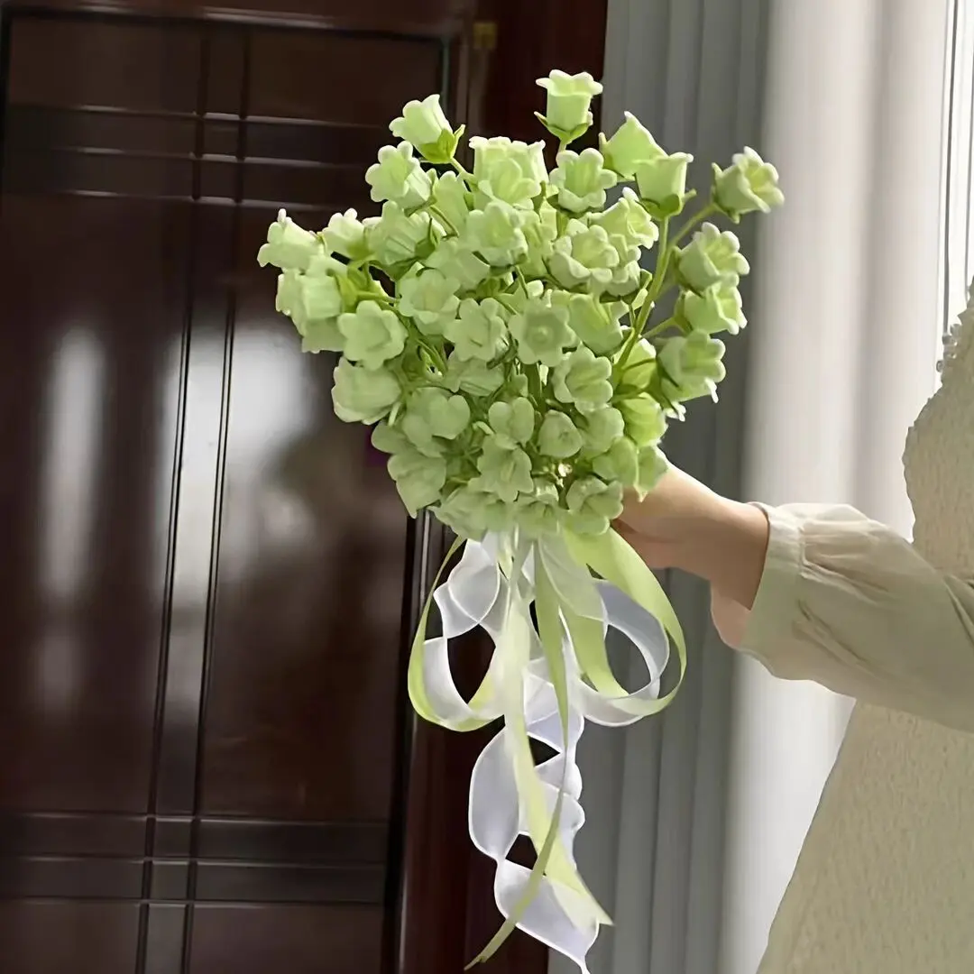 Creative Niche Romantic Colourful Chenille Stem Wind Chime Bouquet DIY Kit Handmade Gift for Mother's Day or Wedding